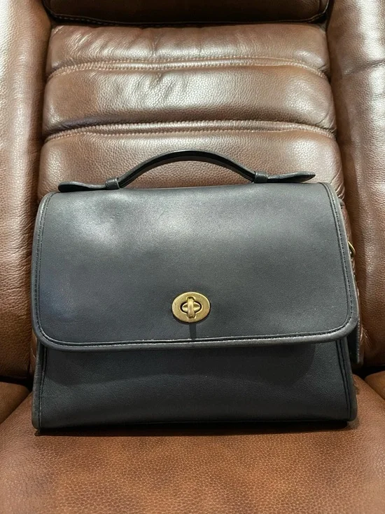 Vintage Coach Court Bag - Picture 1 of 10